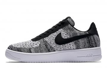 white flyknit air force 1 low