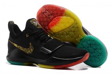 paul george black and gold shoes