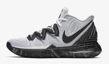 nike kyrie 5 white and black