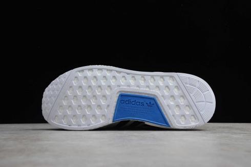 Adidas NMD R1 Japan Cloud White Colorblock Lush Blue Black EF0753 - Febbuy