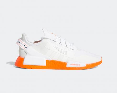 Adidas nmd r1 v2 white solar red Clearance