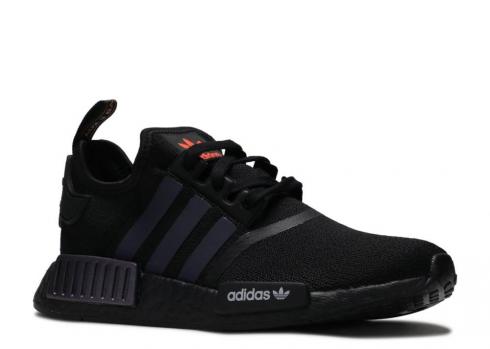 Adidas Nmd r1 J Iridescent Blue Boost Black FV8026 - Febbuy