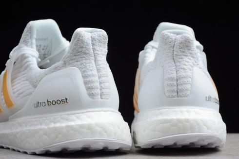 Adidas Ultra Boost 3.0 Cloud White Gold Metallic Running Shoes BA7680 - Febbuy
