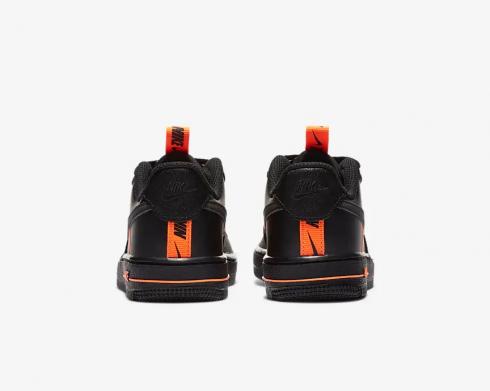 Nike Air Force 1 LV8 KSA Black Total Orange CT4681-001 - Febbuy