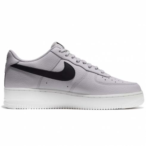 black gray air force ones