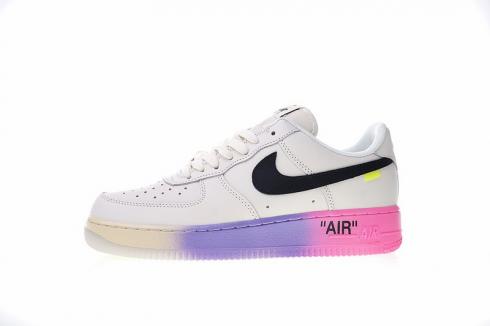 pink black and white air forces