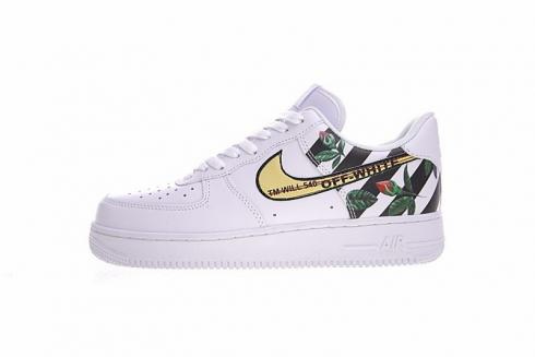 air force 1 white with flowers