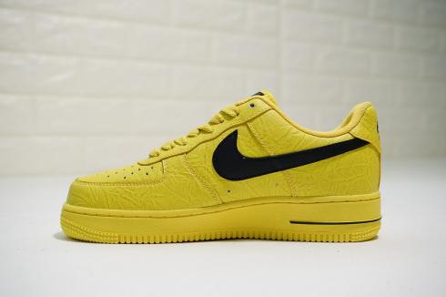 yellow and black nike air force 1