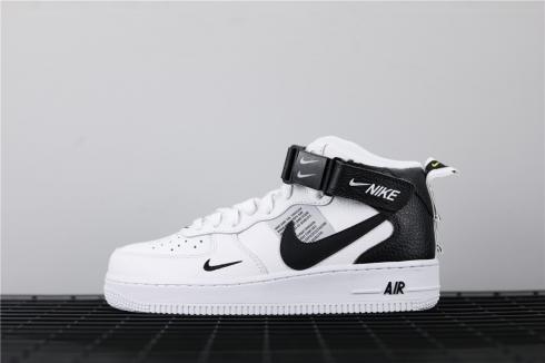 Nike Air Force 1 Mid 07 Lv8 Utility White Black 804609 103 Febbuy