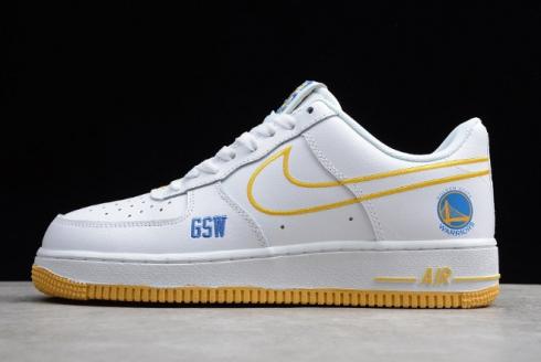 blue and yellow air force 1