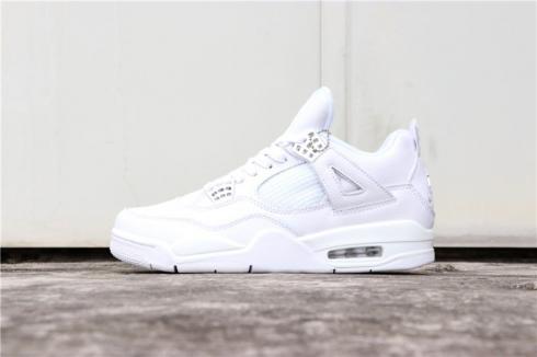 white jordan 4 pure money
