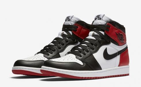 air jordan 1 retro high og red black white