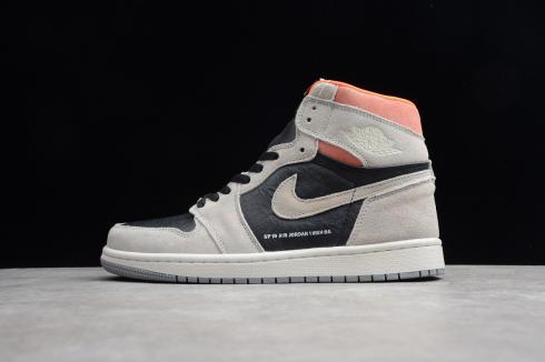 air jordan 1 retro high og grey crimson