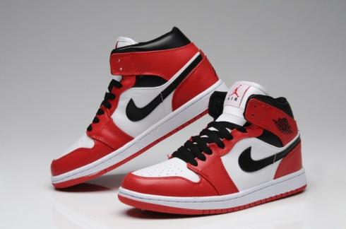 red and black nike high top