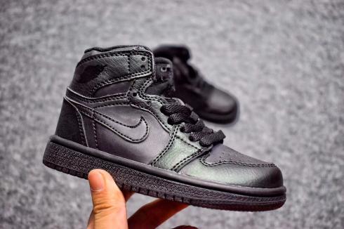 kids black air jordans