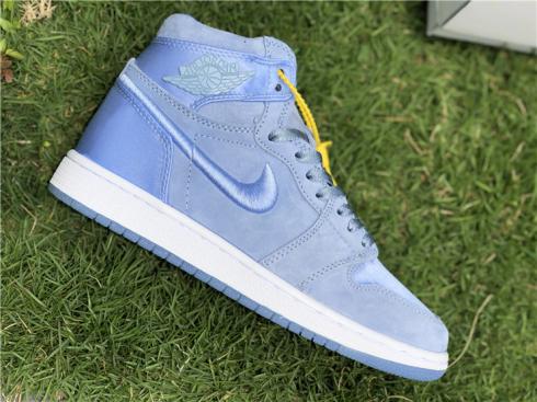 blue nike jordan 1 womens