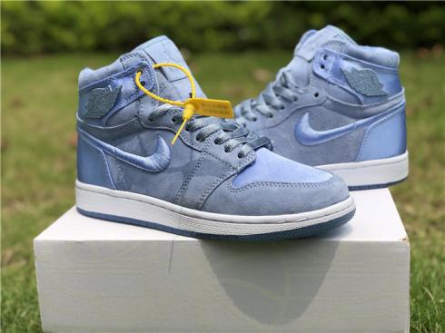 blue nike jordan 1 womens
