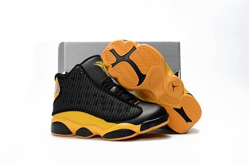 jordan sneakers black and yellow