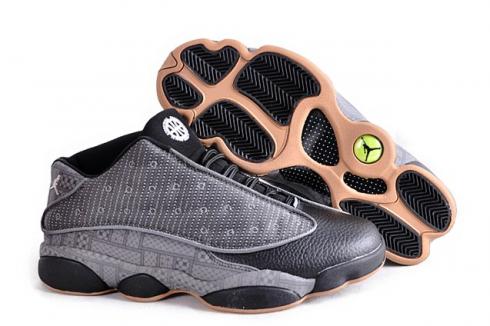 Nike Air Jordan 13 XIII Retro Low QUAI 54 Q54 Grey Black Yellow 810551 050  - Febbuy