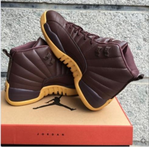 jordan 12 brown suede