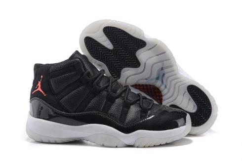 jordan 11 black gym red