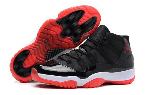 air jordan 11 retro black varsity red white