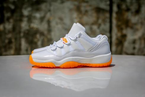 orange and white retro 11