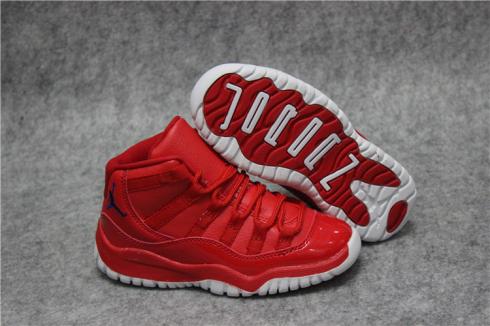 red leather nike shoes
