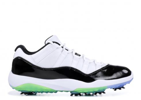jordan 11 low golf white metallic gold