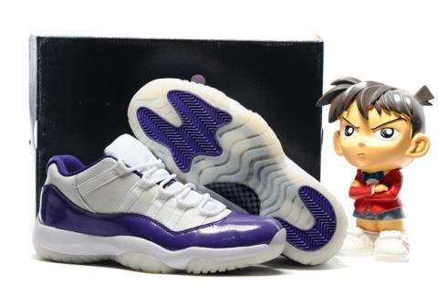 Retro 11 purple and white clearance