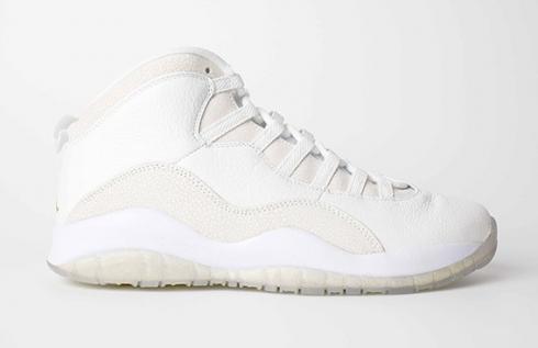 jordan 10 gold and white