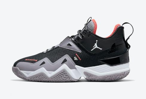 Tenis jordan westbrook one take black cement clearance