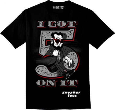 jordan 5 metallic shirt