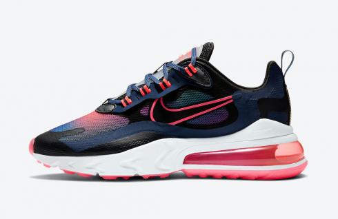 Nike Wmns Air Max 270 React Se Midnight Navy Crimson Pink Black Ck6929 400 Febbuy