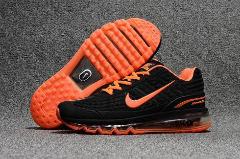 Nike Air Max 360 KPU Running Shoes Men Black Orange 310908 008