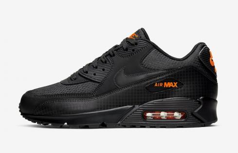 nike air max 90 black orange