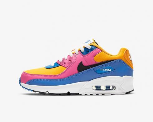 blue pink and yellow air max