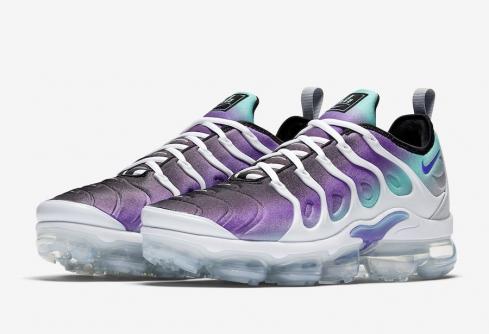 nike vapormax plus white fierce purple