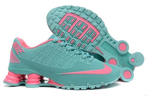 teal nike shox