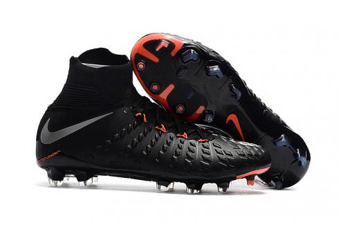 nike football boots hypervenom black