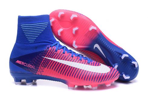 blue nike football shoes