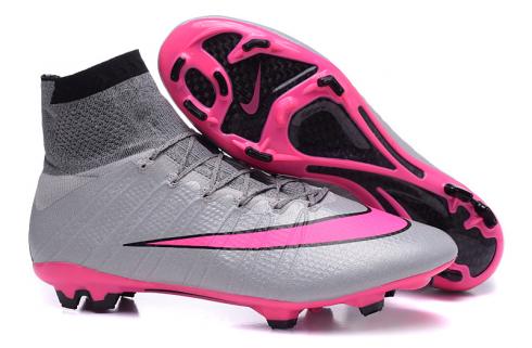 nike mercurial grey and pink