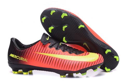 nike mercurial yellow and black
