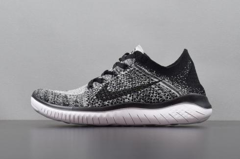 nike free run flyknit 2018 black