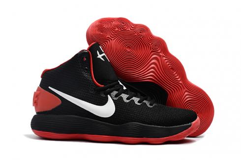 red and black youth basketball shoes