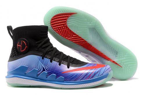 Nike Hyperdunk 2017 Men Basketball Shoes Blue Black Red Febbuy
