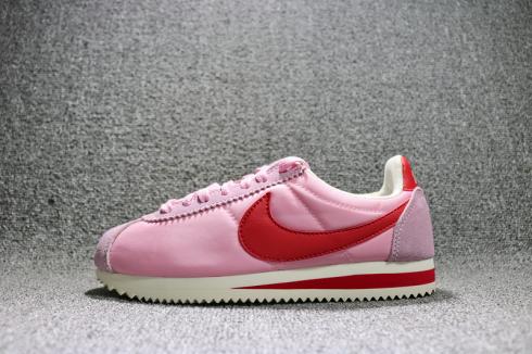 nike classic cortez leather pink