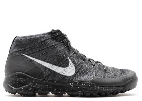 nike flyknit trainer chukka fsb black dark grey