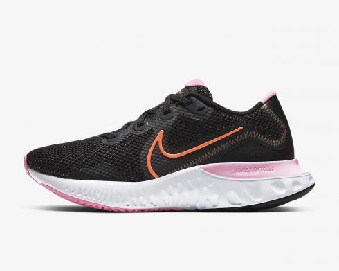 nike renew run platinum tint white pink blast black
