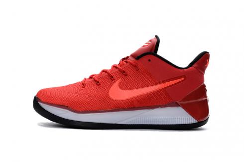 kobe red and white basketball shoes